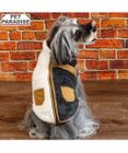 PET PARADISE ペットパラダイス 切替 背開きジップアップ ベスト 《ブラック》 小型犬