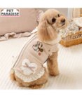 PET PARADISE ディズニー ミニーマウス お花 ジップUP ベスト 小型犬