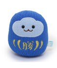 Mother garden しろたん 手のり ちりめん だるま マスコット ちびちびマスコット 8cm 【単品】