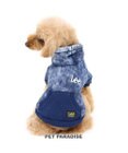犬 服  Ｌｅｅ パーカー 〔小型犬〕ウォッシユ加工 犬服 犬の服 犬 服 ペットウエア ペットウェア ドッグウエア ドッグウェア ベビー 超小型犬 小型犬暖かい