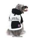 PET PARADISE 犬 服 J.PRESS パーカー  【小型犬】 カレッジ 白