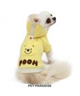 PET PARADISE 犬 服 ディズニー くまのプーさん パーカー 【小型犬】 顔 ワッペン