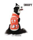PET PARADISE スヌーピー 兄弟集合柄 トレーナー  赤【中型犬】  【大型犬】