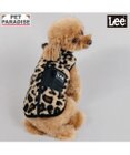 PET PARADISE Lee レオパード柄 ボアベスト 《ブラック》 小型犬