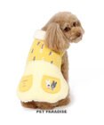PET PARADISE 犬 服 秋冬 リサとガスパール 綿入り ベスト 【小型犬】 切替ポケット