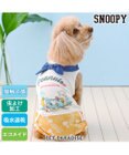 PET PARADISE スヌーピー エコメイド 天竺 パンツつなぎ  《 ビーチ柄 》 小型犬