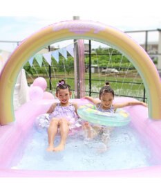 Mother garden マザーガーデン シャワーアーチ付き ユニコーンレインボー プール