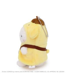 Mother garden しろたん ぬいぐるみキーホルダー ポムポムプリン　【しろたん×サンリオキャラクターズ】