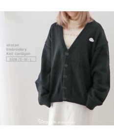 Mother garden しろたん 刺繍ニットカーディガン ユニセックス