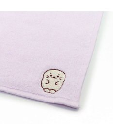 Mother garden しろたん 無撚糸 ミニタオル 刺繍 ワンポイント入り 《単品》