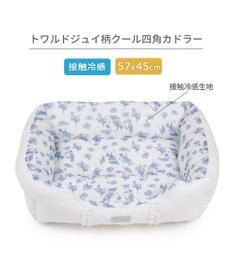 PET PARADISE ペットパラダイス クールカドラー 《トワルドジュイ柄》 四角型 Ｍ