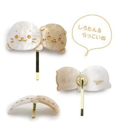 Mother garden しろたん ポニーフック 《しろたん＆らっこいぬ/お花 》 単品