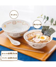 Mother garden しろたん ラーメンどんぶり 《おいしいね》 径18.5cm