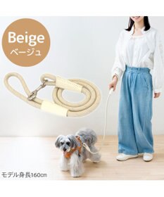 PET PARADISE ペットパラダイス ロープ リード ベージュ　ＳＳ～ＳＭ