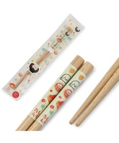 Mother garden しろたん 木製箸 21㎝《和菓子柄》