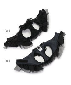 PET PARADISE cherircouture フリフリハーネス 《ブラック》 小型犬 ４Ｓ/３Ｓ