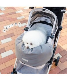 PET PARADISE ペットパラダイス カート用 クッション くすみカラー《グレー》