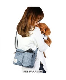 PET PARADISE お散歩バッグ ショルダー 紺
