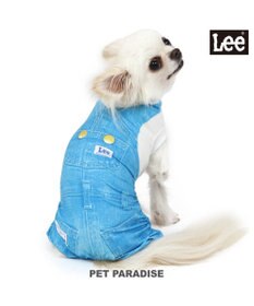 PET PARADISE Ｌｅｅ つなぎ風  ロンパース 【小型犬】《ブルー/オレンジ》クールマックスエコメイド