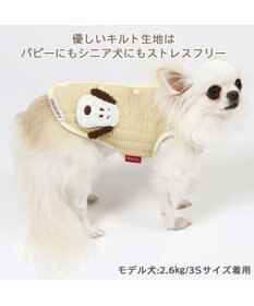 PET PARADISE 犬 服 スヌーピー 背中開き ベスト 【小型犬】 キルト