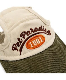 PET PARADISE ペットパラダイス コーデュロイ ロゴキャップ ＳＭ～Ｍ/Ｌ