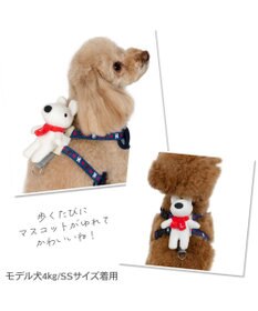 PET PARADISE リサとガスパール マスコット付きハーネス 《ハート柄》 Ｓ