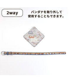 PET PARADISE スヌーピー 首輪 ビーグルスカウト柄 反射付き 【Ｌ】大型犬