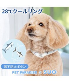 PET PARADISE ペットパラダイス ２８℃ クールリング Ｓ 《サメ柄》