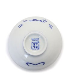 Mother garden しろたん ごはん粒がくっつきにくい 茶碗  【小】 《顔ぼん柄/しろたん＆らっこいぬ柄》 単品
