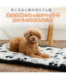 PET PARADISE ディズニー ミッキーマウス 白黒 遠赤外線 ボアマット