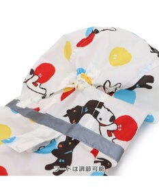 PET PARADISE リサとガスパール フルカバー レインコート 《風船柄》  小型犬