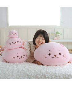 Mother garden しろたん 桜色 ふわもち マスコット 22cm