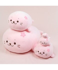 Mother garden しろたん 桜色 ふわもち マスコット 22cm