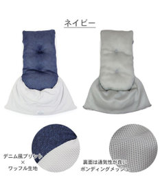 PET PARADISE ペットカート クールクッション  《水玉ベージュ /ネイビー 》