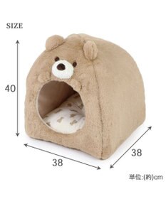 PET PARADISE ペットパラダイス くまちゃん ハウス 《テディ柄》 小型犬