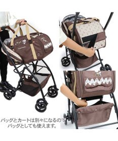 PET PARADISE スヌーピー ３ＷＡＹ ハンドフル ペットカート 《ブラウン》 10kgまで対応