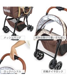 PET PARADISE スヌーピー ３ＷＡＹ ハンドフル ペットカート 《ブラウン》 10kgまで対応