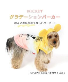 PET PARADISE ディズニー ミッキーマウス タイダイ風パーカー 【小型犬】