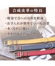 PET PARADISE ペットパラダイス ソフトレザー首輪 《ブルックレッド》 Ｌ