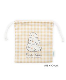Mother garden しろたん 巾着 《ずっといっしょ柄》