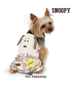 PET PARADISE スヌーピー オーバーオール 《ポップ柄》 小型犬