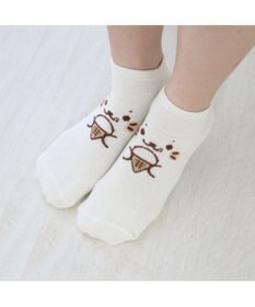 Mother garden しろたん スニーカー丈ソックス 3足セット 21～24cm 《顔ぼんアイス/お友達カラフル/お友達フェイス》