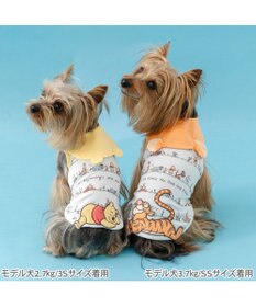 PET PARADISE ディズニー くまのプーさん ティガー  のんびり タンクトップ 小型犬