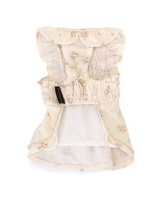 PET PARADISE ペットパラダイス エコメッシュ ワンピース《小花柄 イエロー》 小型犬