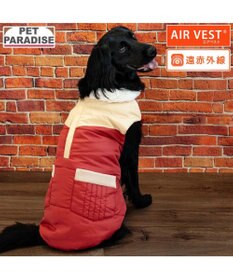 PET PARADISE ペットパラダイス 保温 エアベスト レッド 中型犬 大型犬