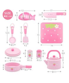 Mother garden マザーガーデン いちごのキッチンツール 9点セット