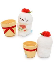Mother garden しろたん カーネーションマスコット 《赤》 単品