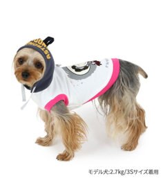 PET PARADISE スヌーピー 反射パーカー アストロノーツ  《ホワイト》 小型犬