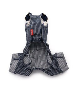 PET PARADISE 犬の服 犬 スヌーピー オーバーオール 【小型犬】 ヒッコリー