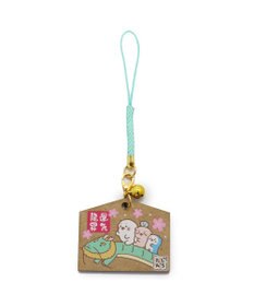 Mother garden しろたん 木製絵馬 根付け  《運気龍昇》 単品